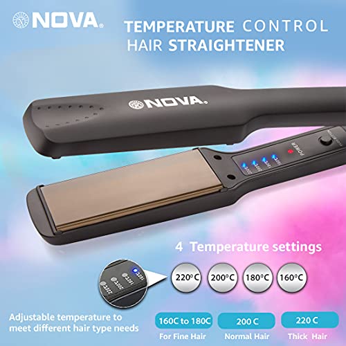 Nova NHS 860 Hair Straightener (Black) 2