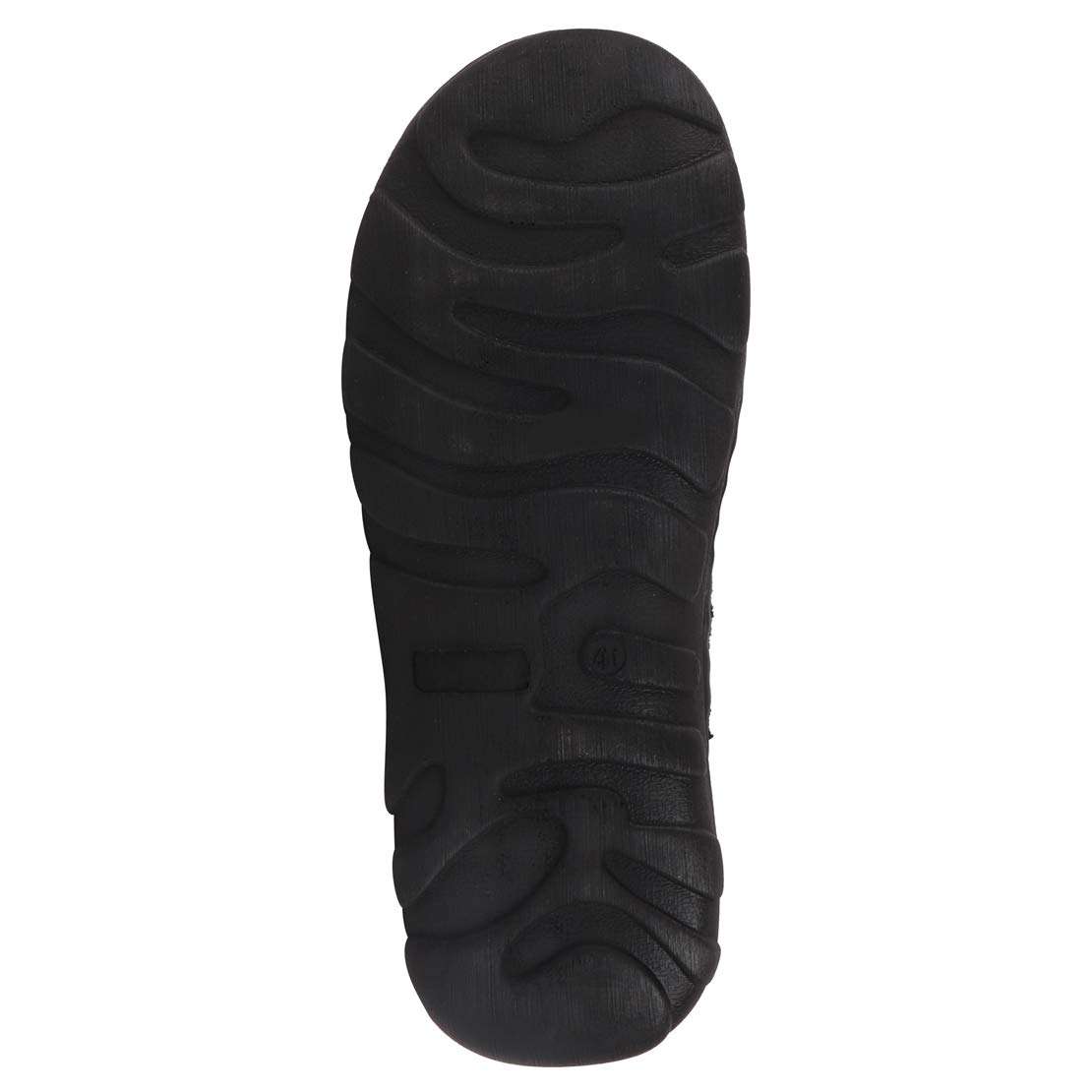 FAUSTO Men's FST KI-9519 BLACK-43 Black Formal Leather Dress Slip On Slippers (9 UK) 5