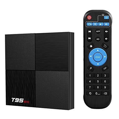 T95 Mini Android 9.0 TV Box, TUREWELL Android TV Box 2GB RAM 16GB ROM Video Box H6 Quadcore cortex-A53 Smart TV Box 2.4GHz WiFi 3D 6K Android Box Streaming Media Player 1