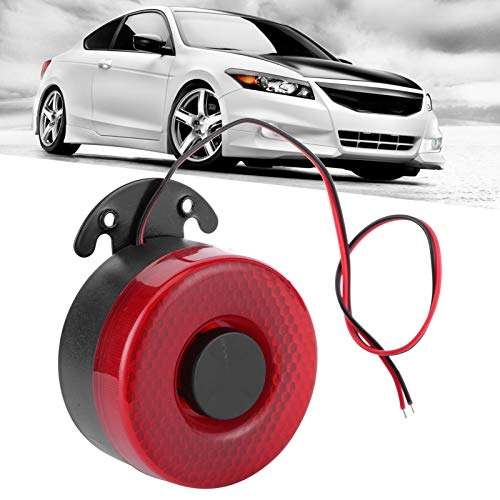 Car Back-up Alarm 100dB Universal Waterproof Car Truck Backup Reverse Beeper Warning Alarm Vehicle Horn Speaker Buzzer Sound Light 12/24V 3