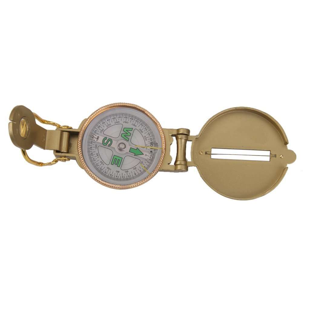 Military Engineer Directional Compass North Arrow Floating Dial Metal 5