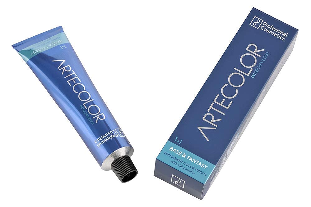 Profesional Cosmetics Artecolor Hair Colour Cream 103 Blue Toner Corrector Mixton 60 ML, Ash blue, 60 ml (Pack of 1) 3
