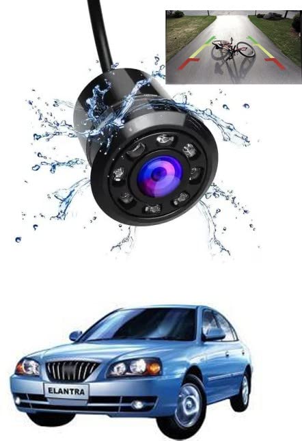AYW Waterpoof Car Rear View 8 LED Night Vision Vehicle Camera System, 170 Wide Angle HD CMOS Auto Parking Assistance for Hyundai Elantra 2004 Onwards