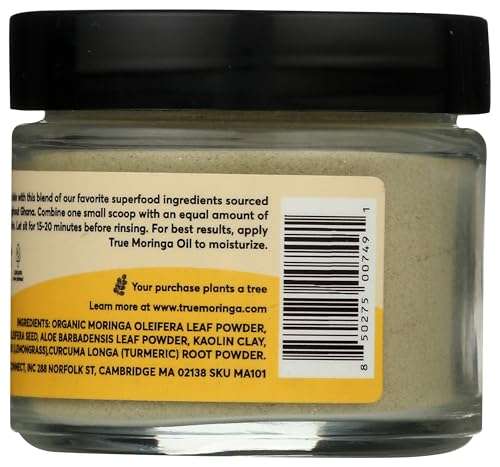 True Moringa Moringa Face Mask | Deep Pore Detox Clarifying and Purifying Facial Mask | Vegan Skincare 2