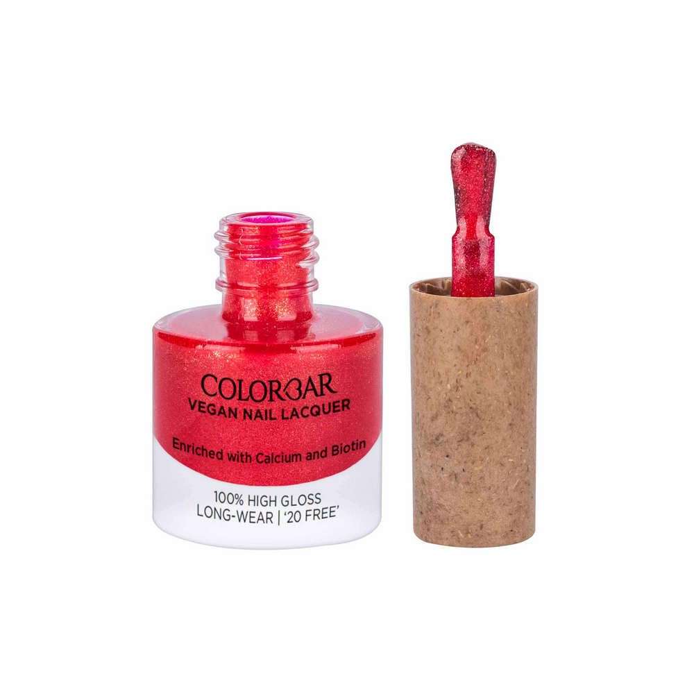 Colorbar Nail Lacquer, Shimmery Sheer Finish, Ps I Love U, 12 Ml 2