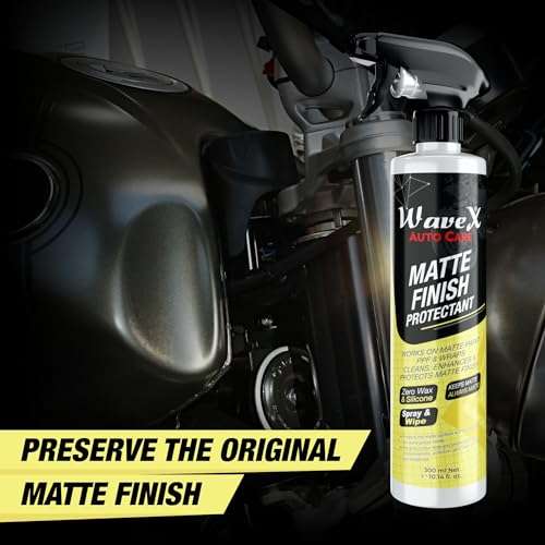 Wavex Matte Finish Protectant Bike Polish (300ml X3) | Matte Polish for Bike | Bike Polish that Cleans, Protects and Maintains Showroom Finish of Matte Bikes & Cars (Pack of 3) 2