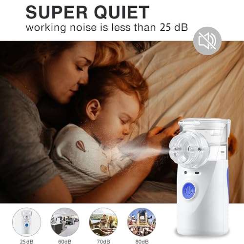 Portable Nebulizer for Adults and Children, Handheld mesh Nebulizer for Respiratory Problems 3