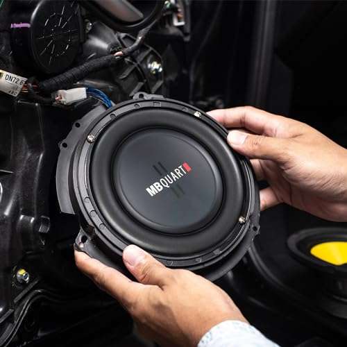 MB Quart 400 Watt Max 200 Watt RMS Shallow Subwoofer, Slim Car & Powersports Speaker, Discus 6