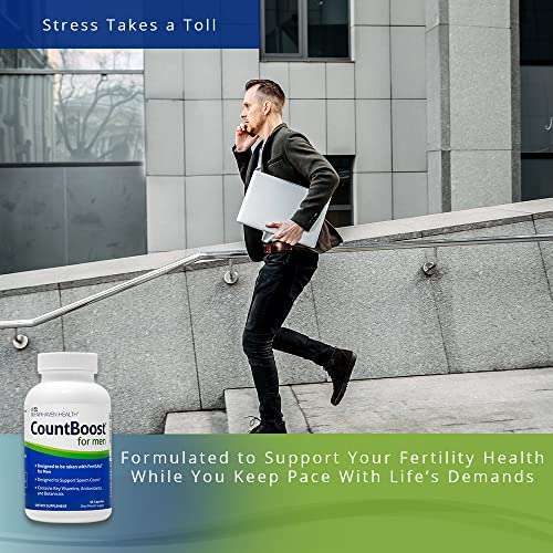 Fairhaven Health FertilAid for Men and Countboost Combo | Prenatal Male Fertility Supplement | Count and Motility Support Pre Conception for Him | Fertility Support Includes L-carnitine, Zinc, Folate 6