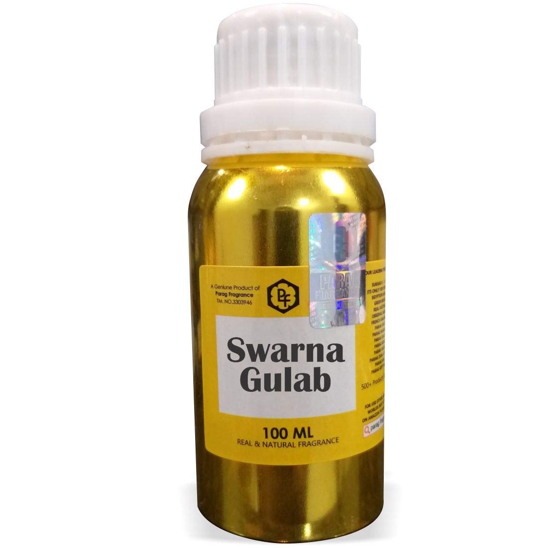 Parag Fragrances swarna Gulab Attar 100ml (Alcohol Free Attar For Men) Perfume Oil | Scent | Itra