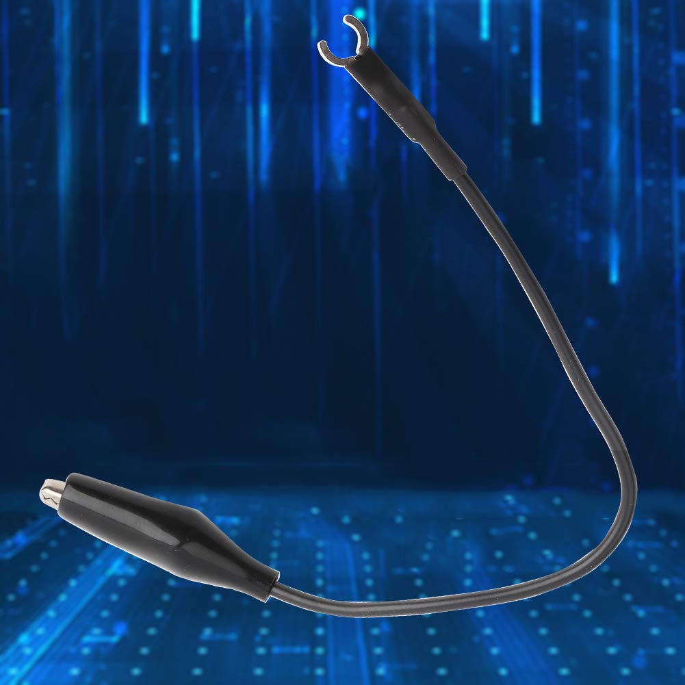 Oumefar 4Pcs Oscilloscope Probe Ground Wire Cable Professional High Presision Oscilloscope Probe Ground Parts with Clip Oscilloscope Accessories Kit 6