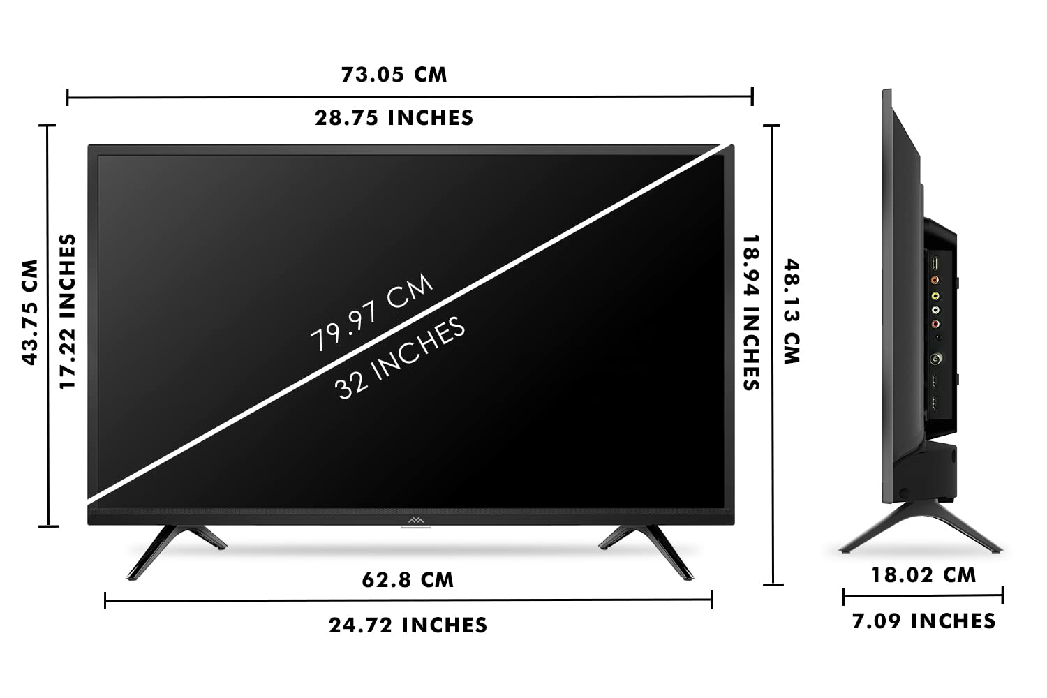 iFFALCON 80 cm (32 inches) HD Ready LED TV 32E32 (Black) 5
