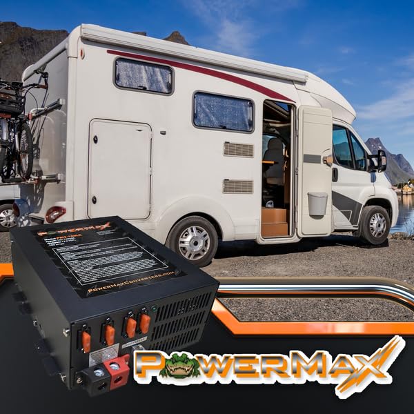 PowerMax PM4 100A Power Converter 110V AC to 12V DC | 100 Amp with Built-in 4-Stage Smart Battery Charger | Reverse Polarity, Overload & Thermal Protection | Ideal for RV, Boat & Off-Grid Systems 6