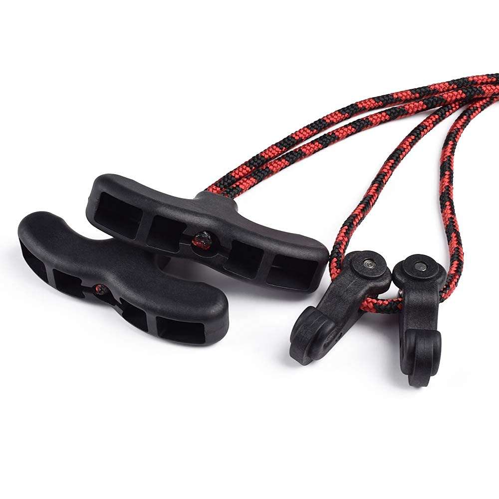 YLSIO Archery Crossbow Cocking Device Crossbows Cocker Rope Double Handle Strings Cocking Tool 5