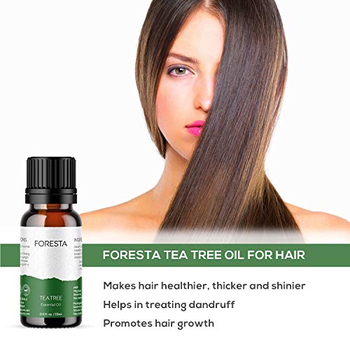 Foresta Naturals Tea Tree Essential Oil | 15 ML | For Skin and Hair | Acne, Dandruff, Scars, Infections 4