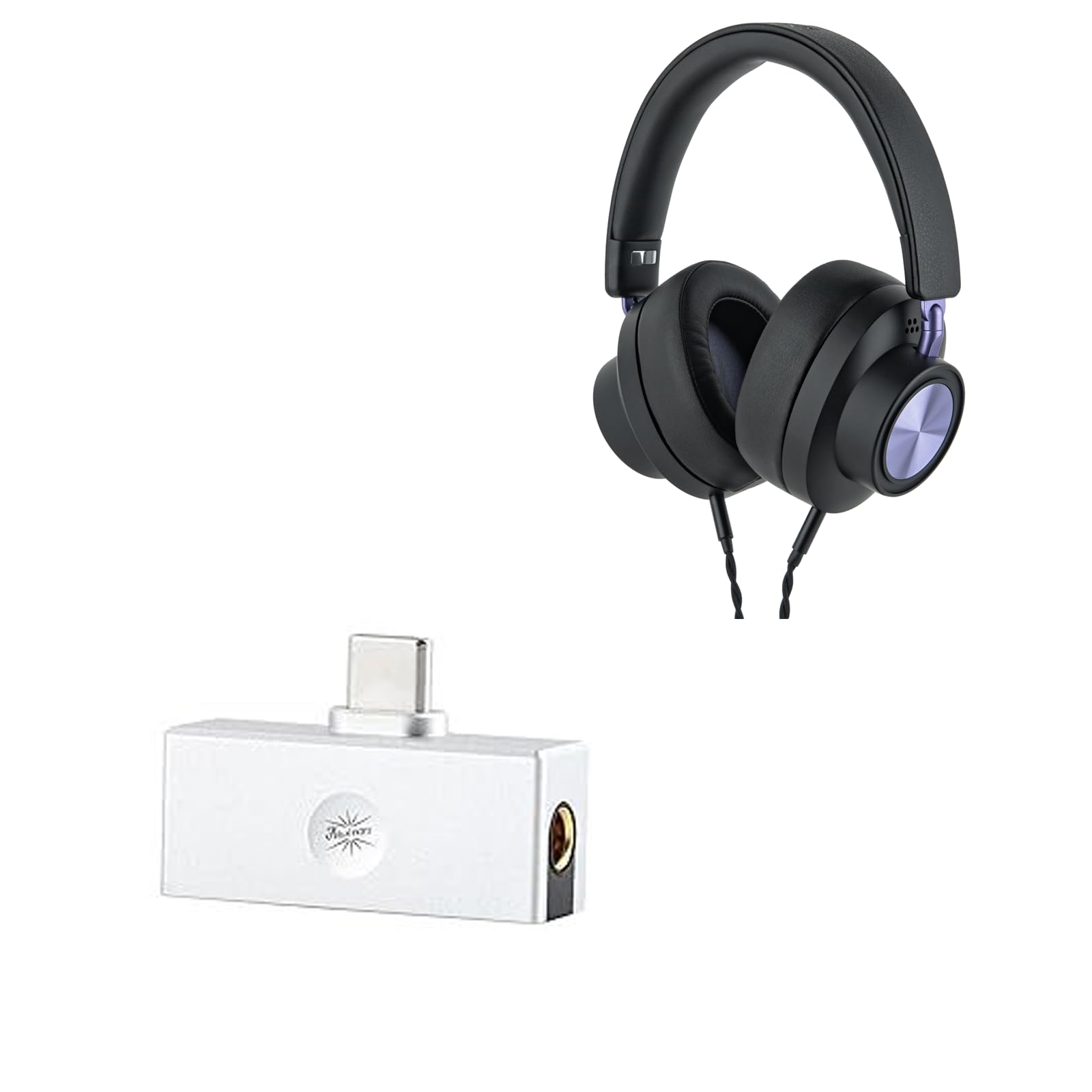 Linsoul Kiwi Ears x Z Reviews: Serene Planar Magnetic Driver Over-Ear Gaming Headphones Kiwi Ears Allegro Mini Portable IEM DAC, in Ear Monitor Amplifier