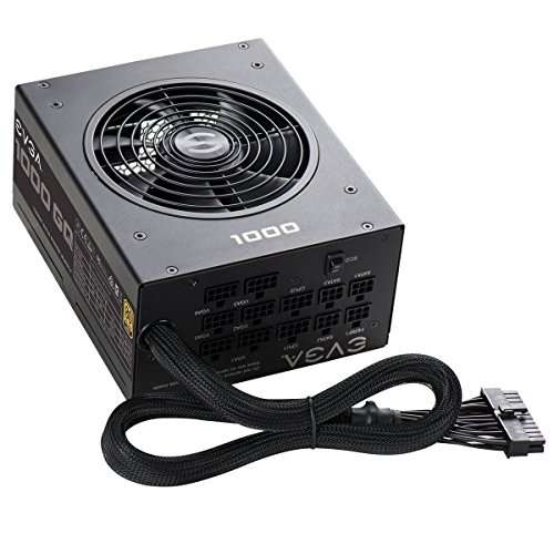 EVGA 1000 GQ, 80+ Gold 1000W, Semi Modular, EVGA ECO Mode, 5 Year Warranty, Power Supply 210-GQ-1000-V1 4