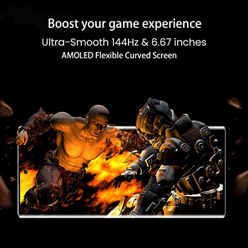 ZTE Axon 30 Ultra Smartphone, 5G Unlocked Android Cell Phone Snapdragon 888 12GB 256GB, 64MP+64MP+64MP+8MP Quad-Camera, 6.67'' 144HZ AMOLED Screen,4600mAH 65W, NFC,Black 5