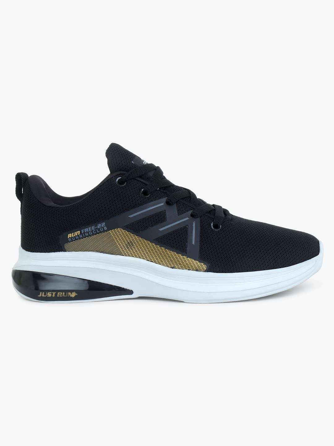 Columbus/Solar_Black/Gold/Men Sports Shoes (Black/Gold, Numeric_8) 3