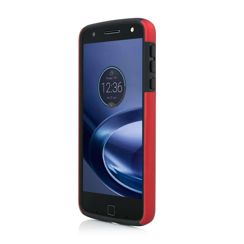 Incipio Cell Phone Case for MOTOROLA MOTO Z Droid PLAY - IRIDESCENT RED/BLACK 4