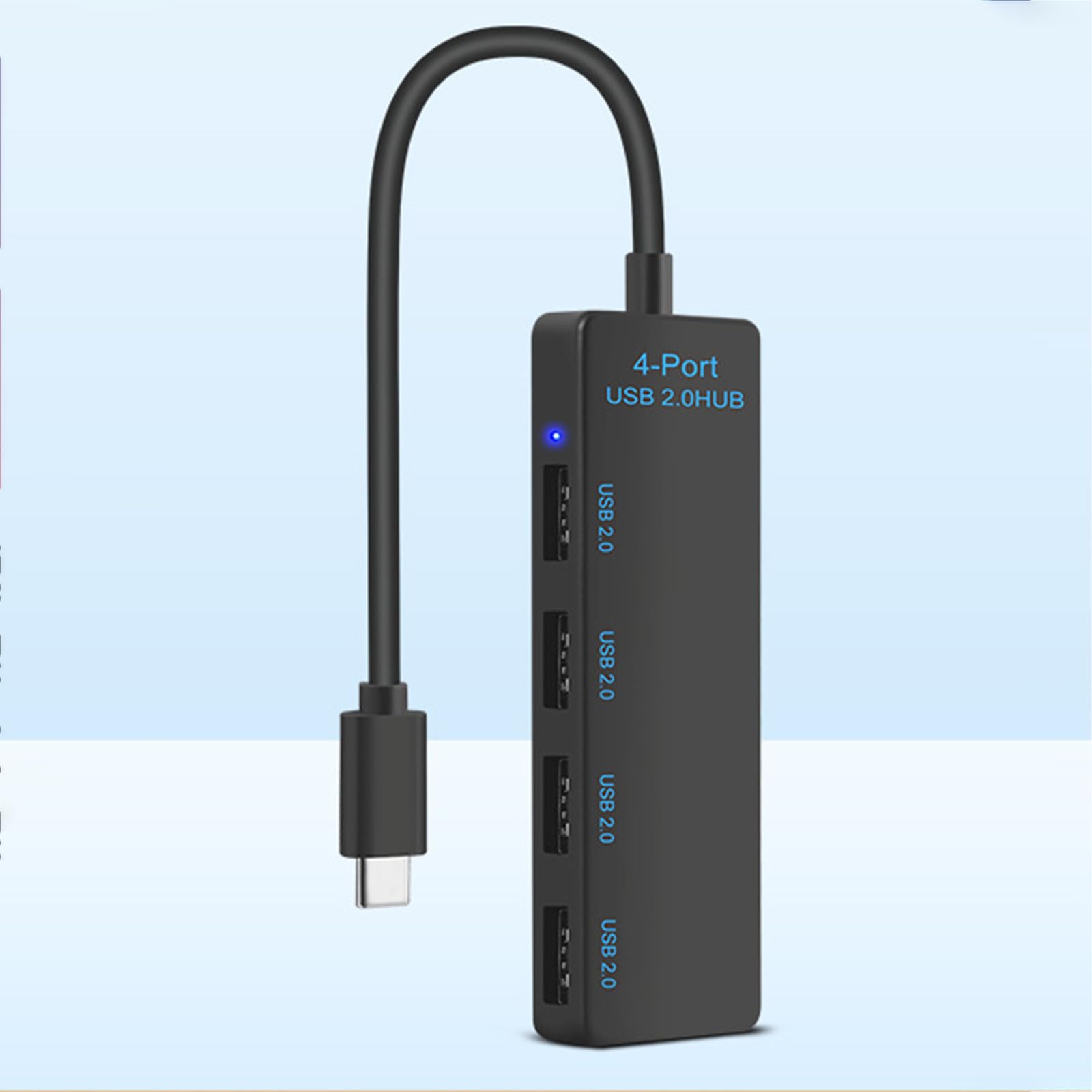 jiingekk USB C To 4 Port USB 2.0 Adapter Splitter For Connecting Keyboard Tablets And More Charging Dock 5