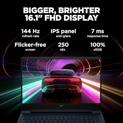 HP Victus Gaming Laptop, AMD Ryzen7 7840Hs,16.1 Inch (40.9 Cm),Fhd,16 Gb Ram, 512Gb Ssd,Nvidia Geforce RTX 3050 Laptop Gpu,Performance Blue,16-S0095Ax - Windows 11 Home 4