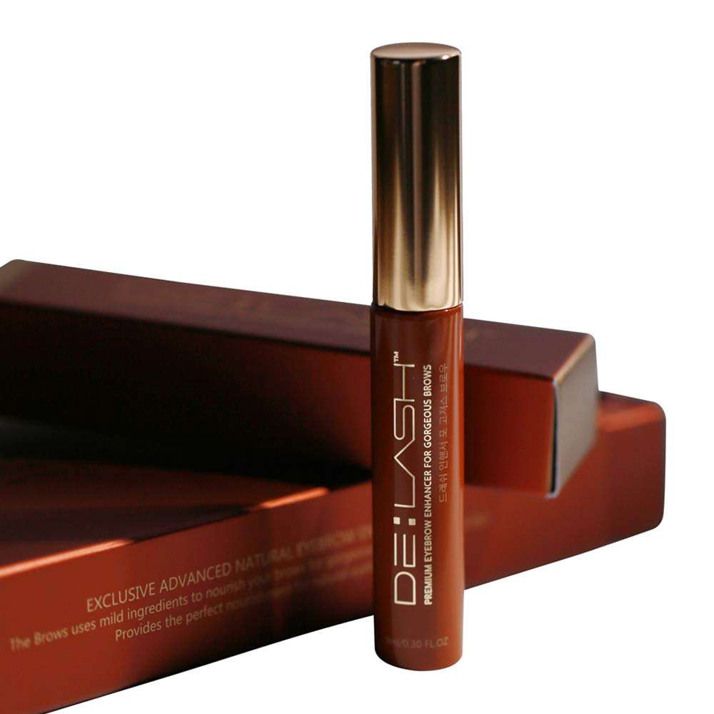 Beauty Youtuber Pony's Pick De Lash Eyebrows & Eyelashes Growth Serum & Eyebrow Serum Enhancer for Natural Eye Lashes & Brows Enhancer Booster Treatment for Longer, Thicker, EU CPNP Registered 9ml 1