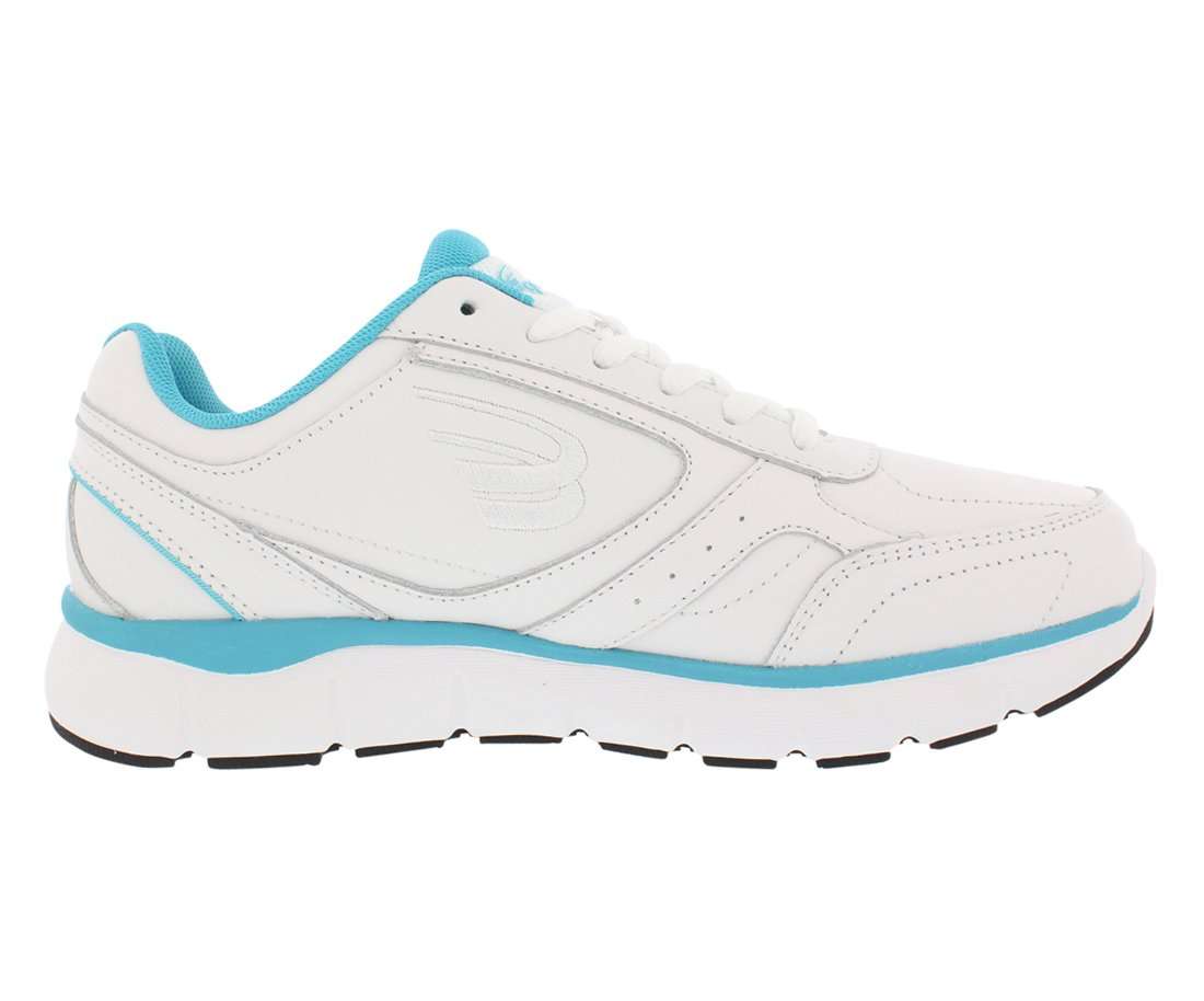 Spira Wavewalker Women's Slip Resistant Walking Shoe White/Aqua - 6 2e 4