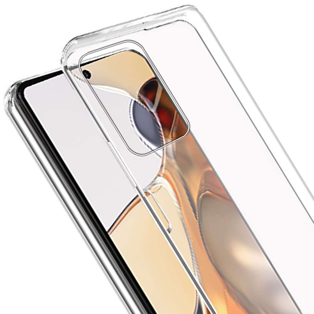 JGD PRODUCTS for Redmi Note 11T 5G / Poco M4 Pro 5G Premium Transparent Soft Silicon Back Cover [Transparent] Crystal Clear 5