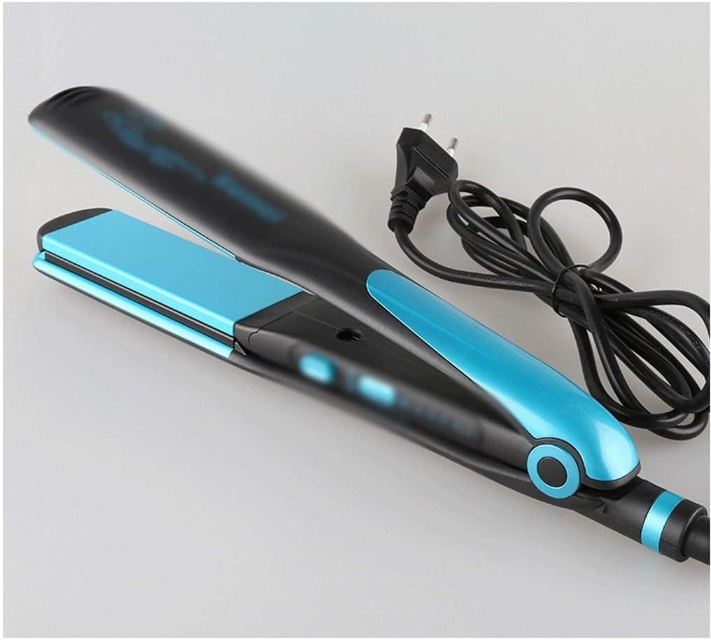 NANZU Tourmaline Ceramic Ionic Flat Iron Hair Straightener Straight roll Dual-use Curling Iron Dual Voltage 4