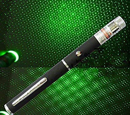 Purabelle Green Laser Presentation Pen with Extra Disco Light Effect Combo Green Laser 5Mw Pointer Pen 6