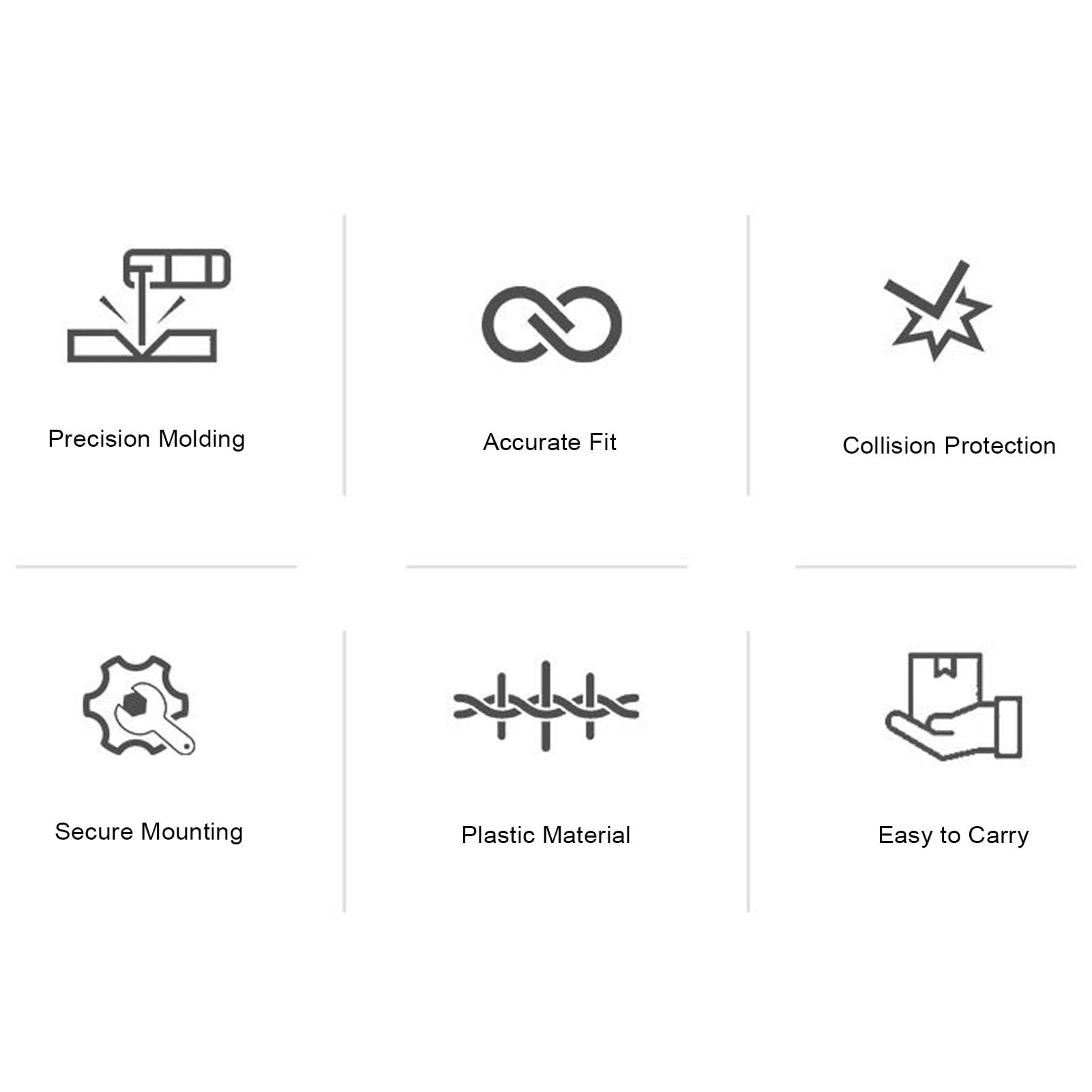 Drone Lens Bumper Guard for DJI Neo, Snap On Gimbal Bumper Guard, ABS Camera Lens Protector Guard Bar for DJI Neo Accessories (Orange) 6