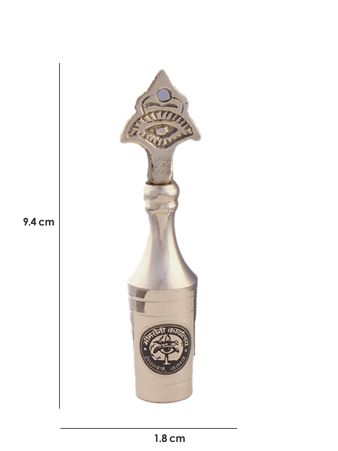 Bhimseni Mamira Surma Traditional Eye Kohl, 1.5g, with Decorative Brass Surmedani 6