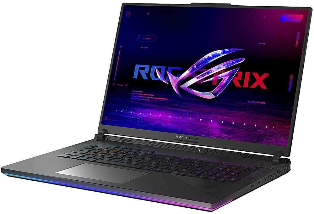 ASUS ROG Strix Scar 18 Gaming Laptop (Intel i9-14900HX 24-Core, 64GB DDR5 5600MHz RAM, 2x2TB PCIe SSD RAID 0 (4TB), GeForce RTX 4080, 18" 240 Hz Wide QXGA (2560x1600), Win 11 Pro) with USB-C Dock 6