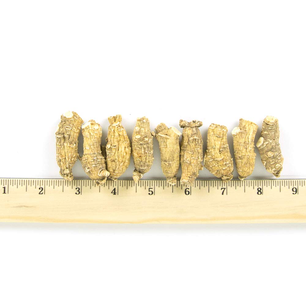 ZG0112-4 Wisconsin American Ginseng | Short Medium | Travel-Friendly Box | Cultivated American Ginseng from Hsu's Ginseng in Marathon County, Wisconsin | 许氏花旗参人工花旗參圓短中號 4 oz, 西洋参, 0112-4 4