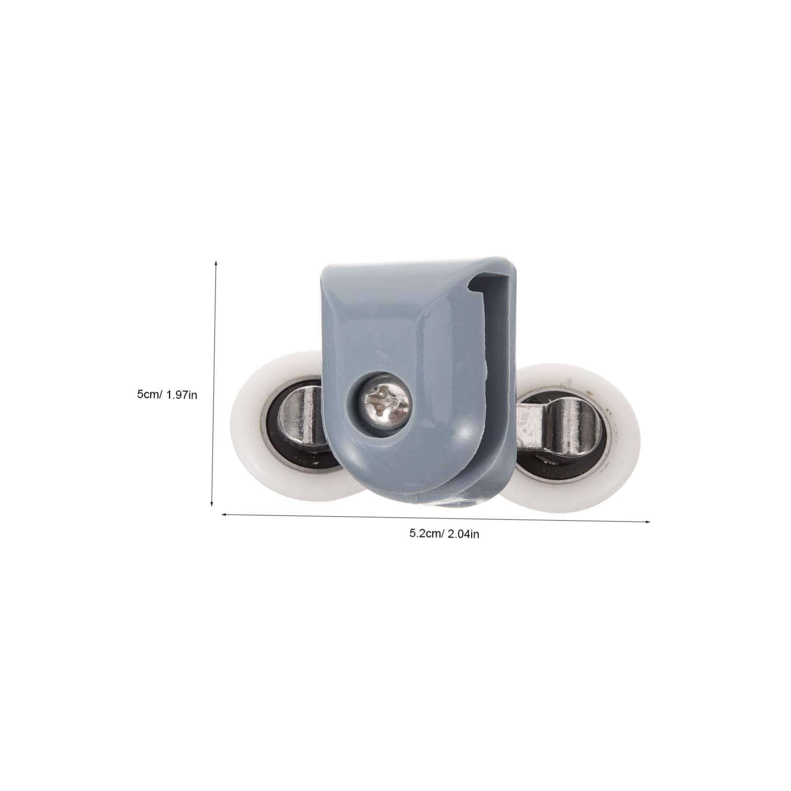 BUTIFULSIC 4pcs Glass Stopper Roller Wheels Shower Door Rollers Shower Door Wheels Shower Door Parts Shower Door Replacement Parts Sliding Door Walker Glass Door Runners Plastic 5