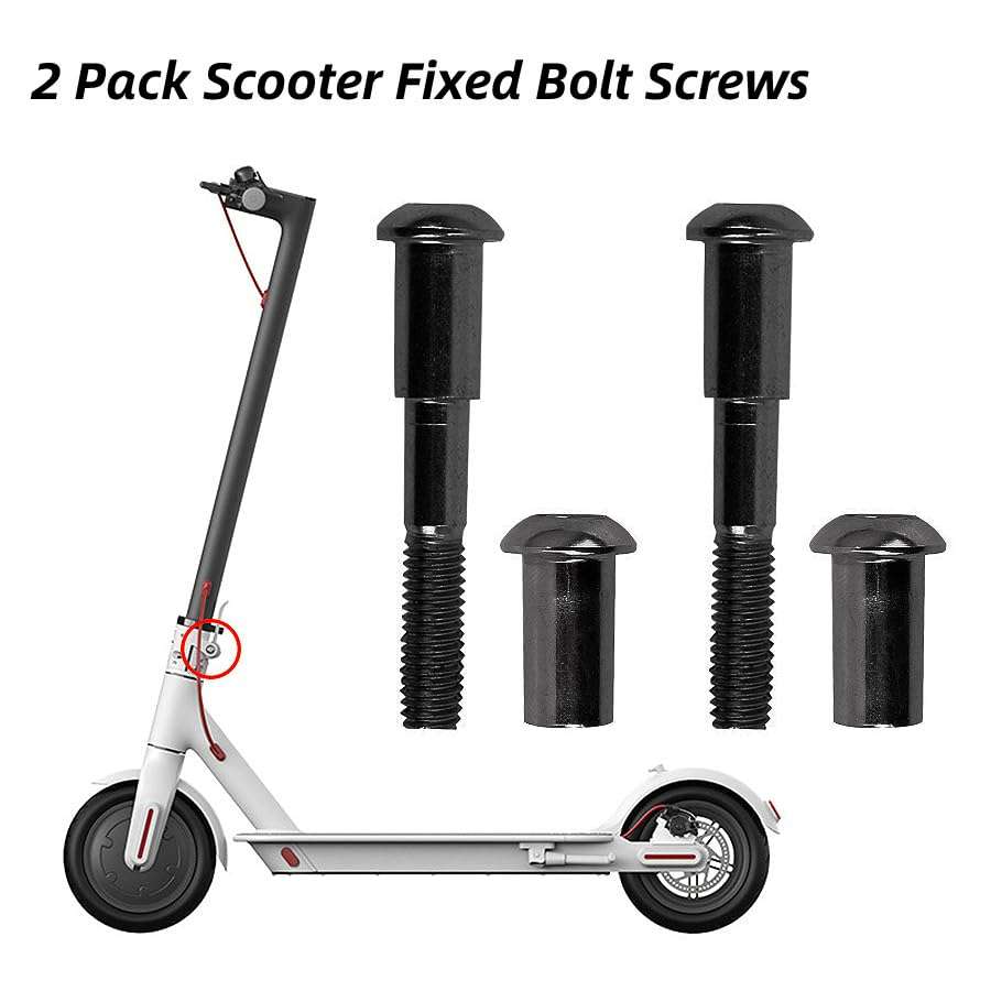 Auskong 2 Pack Fixed Bolt Screw Folding Shaft Locking Screw Compatible for M365/Pro 1S Electric Scooters Folding Place Fixed Bolt Replacement Parts 5