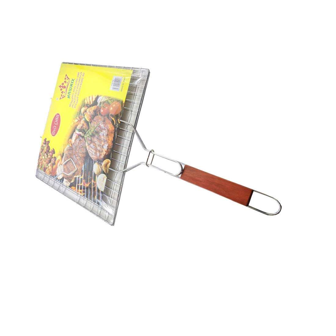 Maison & Cuisine® Foldable Portable Chromium Barbecue Grill (Multicolour) (179-6) 4