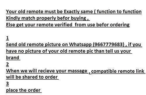 VNQ Tv Remote Compatible with haier Tv, HTR-A18E, HTR-A18H, HTR-A18EN, HTR-D18A, US, 2, 3 Works with All 8 Models 5