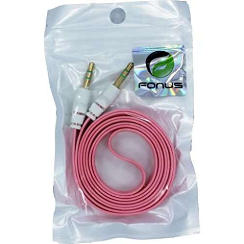 Aux Cable 3.5mm Adapter Car Stereo Aux-in Audio Cord Jack Compatible with CAT S22 Flip - S40 - S41 - S42 - S48c 4