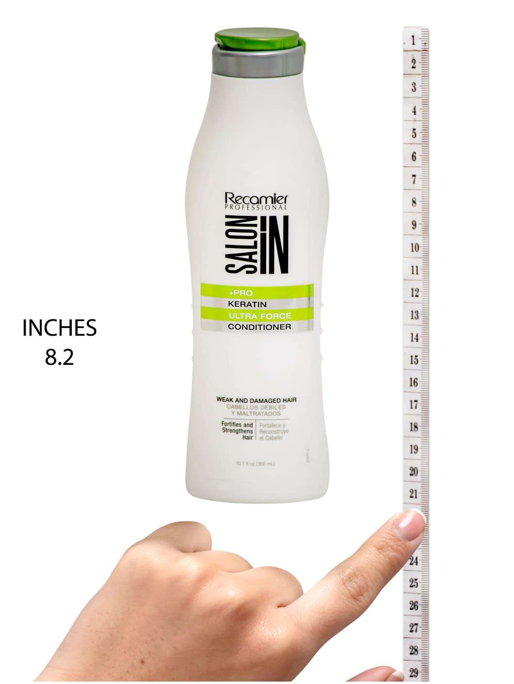 Salon In Recamier Salon In Keratin Ultra Force Conditioner for Damaged & Weak Hair | Deep Repair & Strengthening Formula | 10.1 fl oz 5