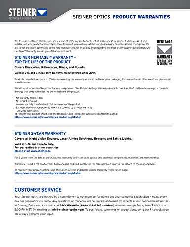 Steiner Military Binoculars, Military-Grade Precision and Optical Clarity, 8x30 3