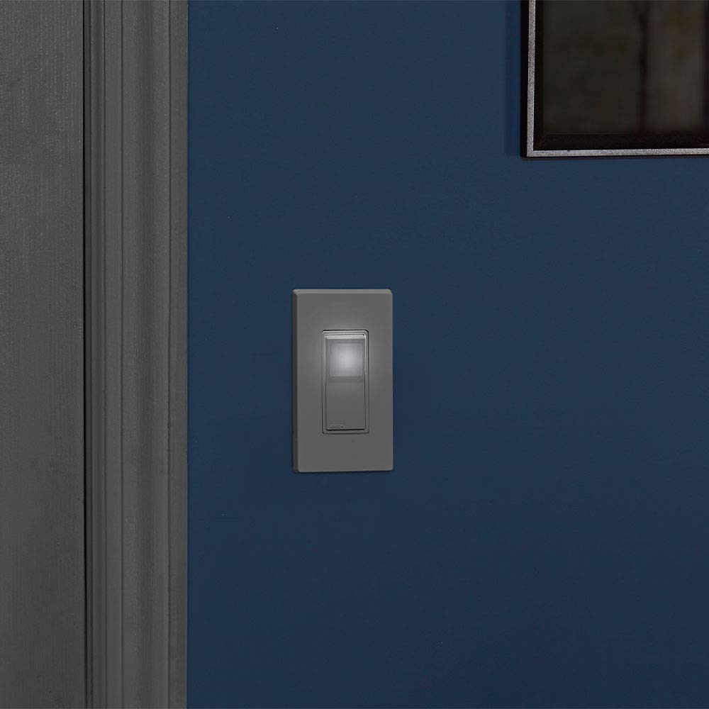 Leviton 15 Amp Decora LED Illuminated Light Wall Switch Single-Pole, White, L5611-2W 5