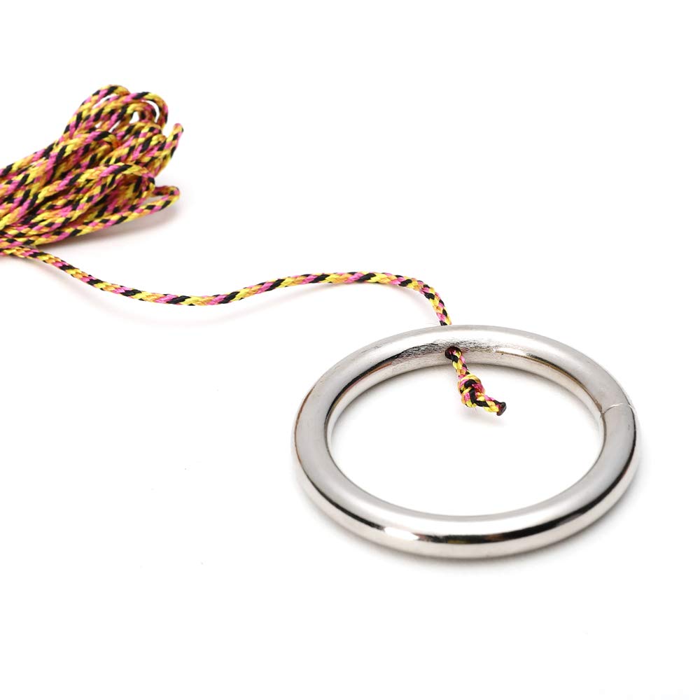 IParts Hook and Ring Swing DIY Kit Heavy-Duty Hardware and String Ring Toss Game, Set of 2 3