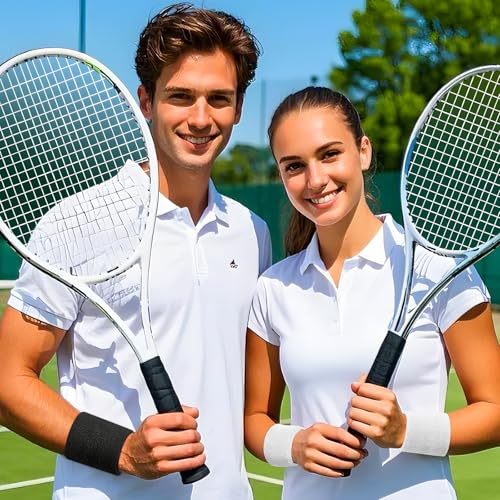 BEACE Sweatbands Sports Wristband for Men & Women -8pcs Moisture Wicking Athletic Cotton Terry Cloth Sweatband for Tennis, Basketball, Running, Gym, Working Out 5