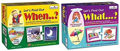Creative Educational Aids P. Ltd. Pre-School Let's Find out When & What 1