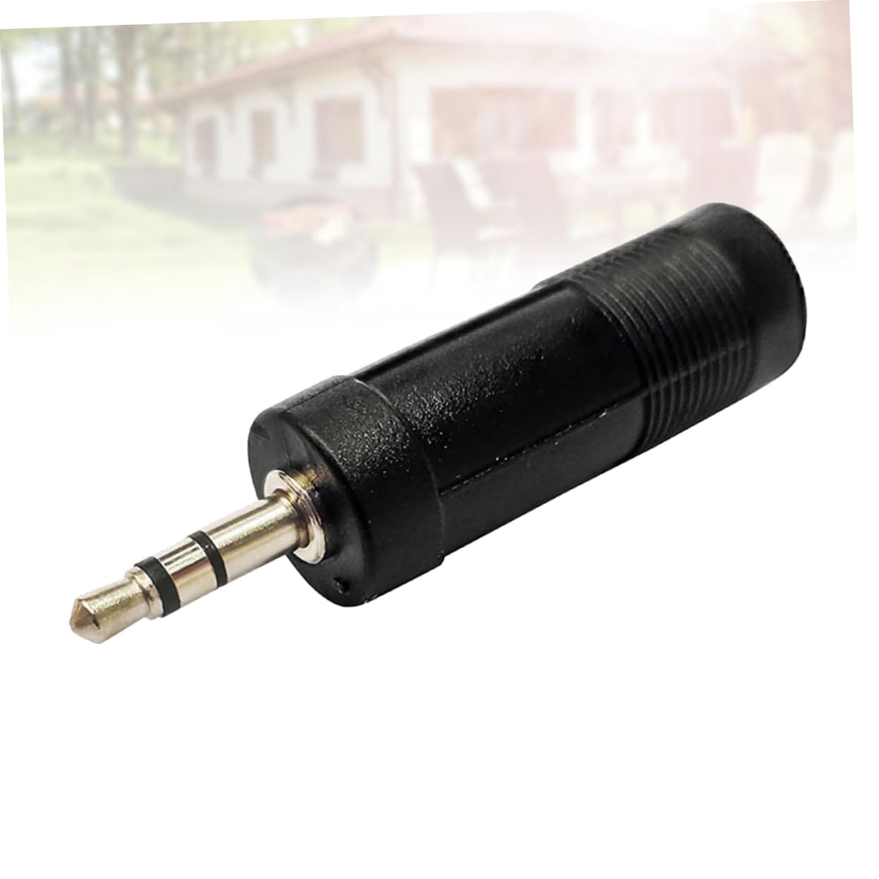 jojofuny 10Pcs to Microphone Adapter Set Female to Male Audio Frequency Converter Black Stereo Audio Adapter for Mic Headphone Guitar and More 5