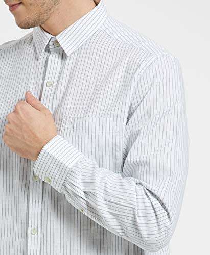 BARE LEISURE Men's Shirts (50013821399_White Large) 5