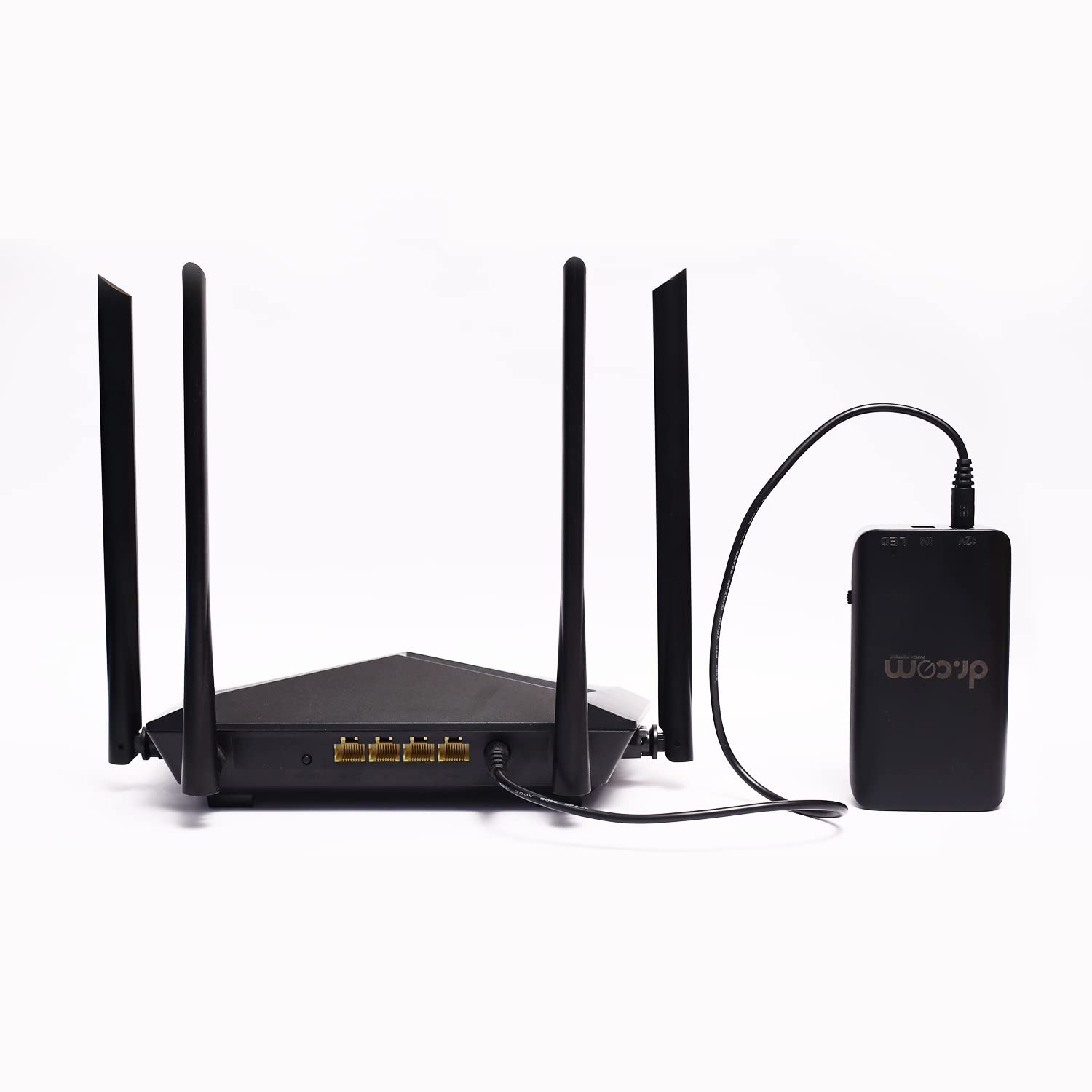 dr.com Smart UPS Mini Size 6000mAh Battery 4 Hours uninterrupted Power Backup for Router, Home Camera, LED Lights, Smartphone, ONT, ONU, Support 12V Output - DRU-6000 3