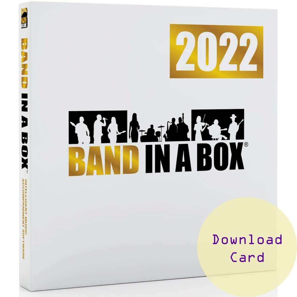 Band-in-a-Box 2022 Pro - Win - Create your own backing tracks (Download Card) 1